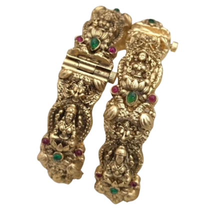 Antique Traditional openable Nagas Bangles(Set of 2)
