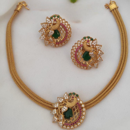Beautiful Matte Finish Necklace set